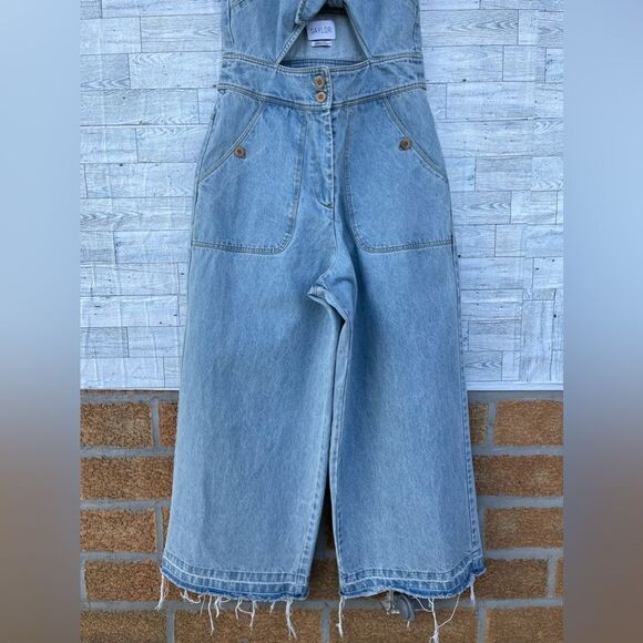 Saylor Nia denim Jumpsuit overall size small - Picture 5 of 15